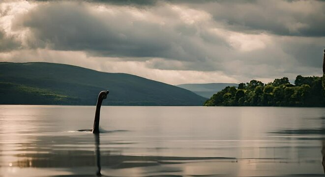 Loch Ness Monster. Scotland legend.