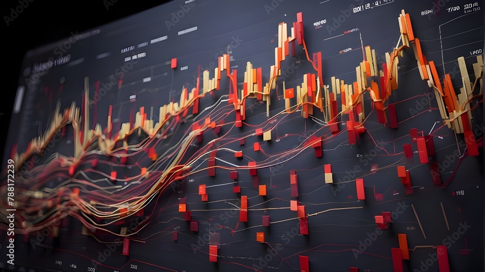 Poster dynamic charts dance across the screen, translating complex financial data into visually stunning pa