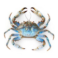Photo of Crab isolated on white background