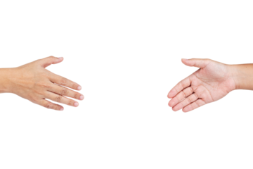 Hands with a social distancing during coronavirus pandemic transparent png