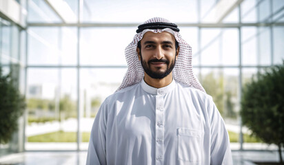 Dental Center. Portrait Of Smiling Middle Eastern Dentist Doctor Posing At Workplace, Handsome Arab...