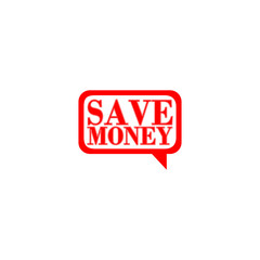 Save money  icon isolated on transparent background