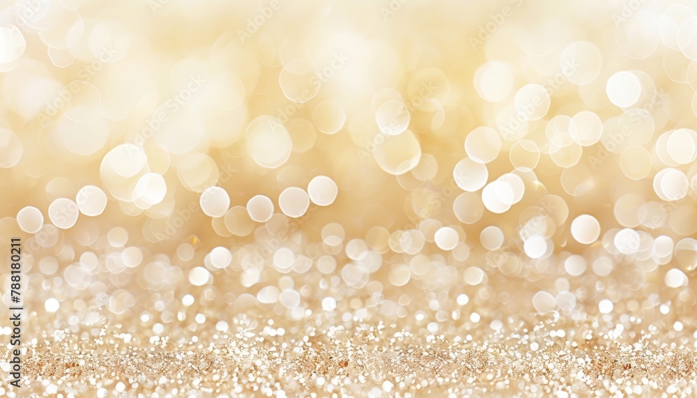 Poster abstract yellow light bokeh blur for visually captivating and artistic background design