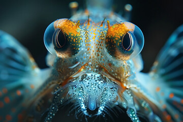 Closeup of an unusual deepsea creature