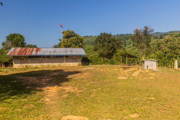 School in Donkhoun (Done Khoun) village near Nong Khiaw, Laos
