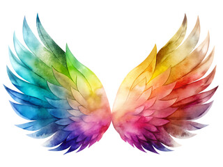 Fototapeta na wymiar Beautiful colorful wings