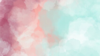 watercolor abstract background using white, blue, pink. suitable for banners, templates, presentations, banners, greeting cards, large rooms. - obrazy, fototapety, plakaty