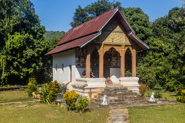 Temple in Donkhoun (Done Khoun) village near Nong Khiaw, Laos