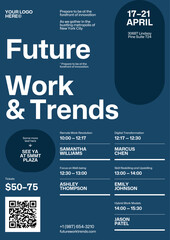 Conference Event Program Schedule Poster Flyer Template