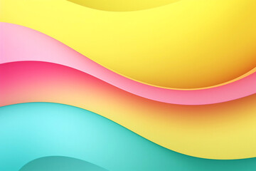 Colourful paper pastel gradients abstract aqua red yellow background - 788202036