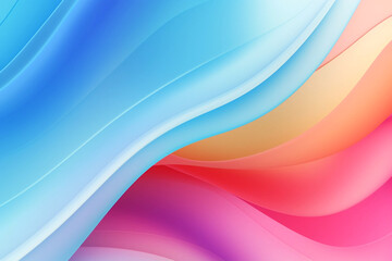 Colourful paper pastel gradients abstract blue magenta orange background - 788202049