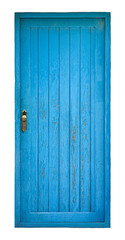 Blue rustic door  png clipart, house entrance