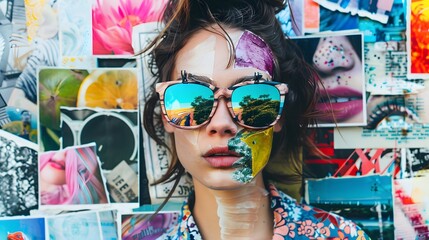 portrait and vision board