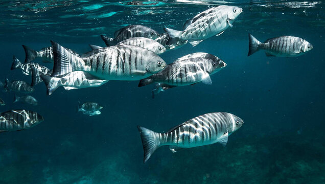 picturesque underwater world fish underwater photo