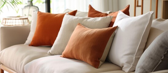 Natural Fabric Decorative Pillow