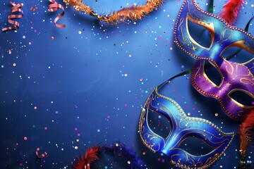Jubilant Scenes of Masquerade: Artistic Expression and Glistering Disguises Create a Carnival Atmosphere at Themed Parties