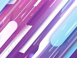 Abstract Purple and Blue Geometric Background