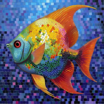 Dazzling Devil-Fish Painting