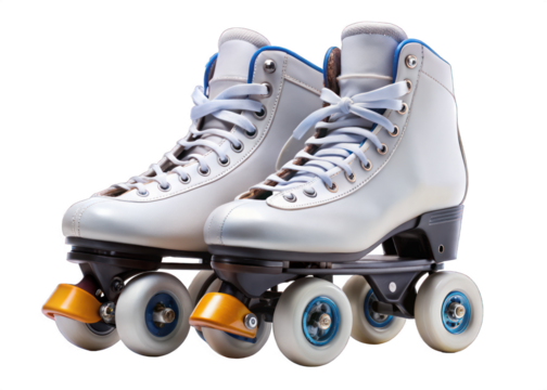 roller skates shoes isolated