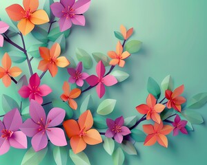 Fototapeta premium Spring blossoms, soft focus, pastel tones, macro for a fresh abstract background