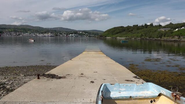 The Binroe Slipway in Killybegs, County Donegal, Ireland