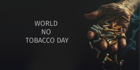 text world no tobacco day - 788238225