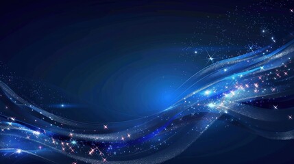 Fototapeta premium Starry Glory of the American Flag in a Cosmic Celebration - Generative AI