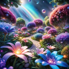 Fototapeta na wymiar background with flowers cosmic 
