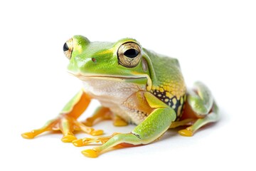 Obraz premium Tree frog, Isolated on white