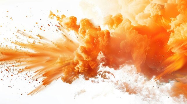 Vibrant Burst of Color: Energetic Event Celebration Explosion
