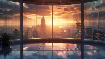 Industrial TV show backdrop. Ideal for virtual tracking system sets, with green screen. 3D rendering
