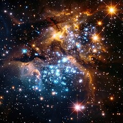 Supernova Brilliance in Nebulous Depths
