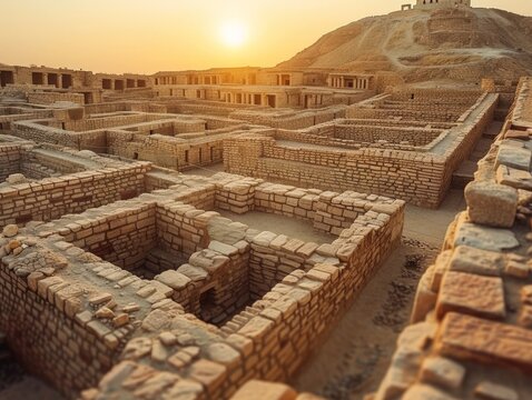 Mohenjo-daro, ancient Indus Valley Civilization city in Pakistan
