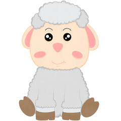 cute sheep cartoon