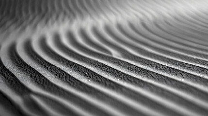 Close up shot of sand pattern lines