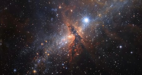 Astral Splendor in the Nebula's Core
 - obrazy, fototapety, plakaty