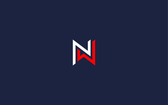 letter nw logo icon design vector design template inspiration