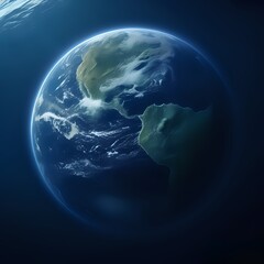 earth isolated on the dark background,  earth day concept