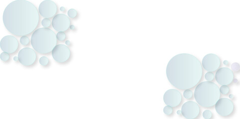 3d render of blue particle on white  background .arrangement of blue pills on white background  Background for skincare product with hyaluronic acid promotion shot 