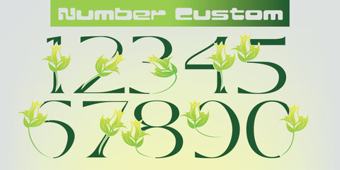 set numbers, custom with a variety of the latest models 50