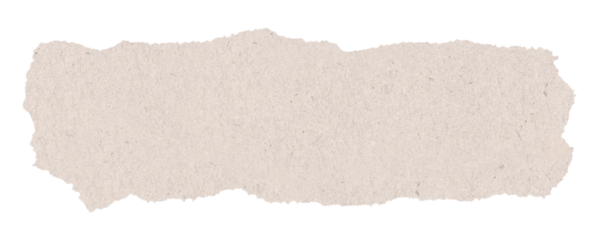 Ripped paper png, collage element in transparent background