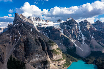 Moraine Lake in Banff National Park, Canada, Valley of the Ten Peaks. Inspirational screensaver.