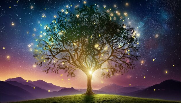 世界で一本だけの生命の源の世界樹