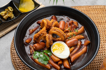 Jewelry, kimbap, chicken leg, boneless, cream, rice cake, pasta, rosé, paella, truffle, Sichuan, jajang, tteokbokki