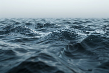 Ocean waves surface background - obrazy, fototapety, plakaty