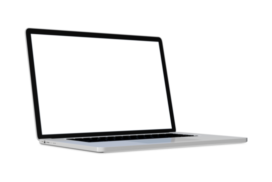 Three dimensional image of laptop