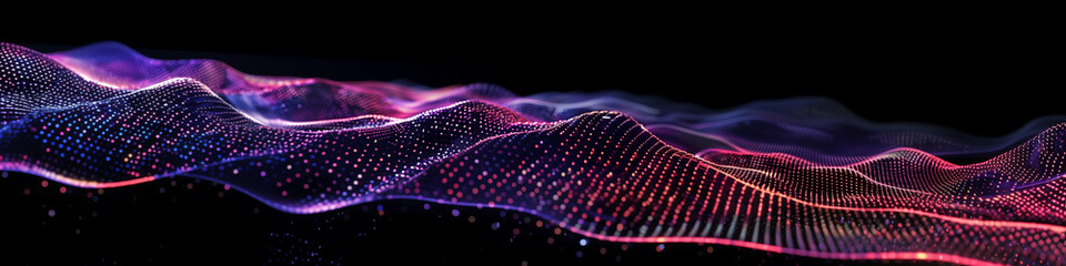 AI banner header background. Artificial intelligence and  technology