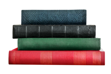 Book stack png sticker, reading image on transparent background