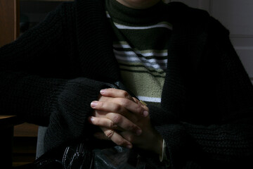 Woman with Clasped Hands