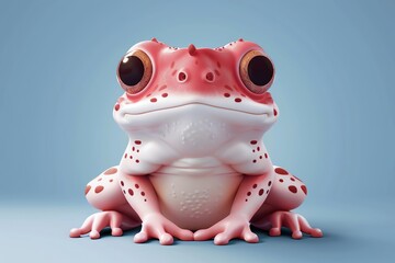 Toad 3d, cartoon, flat design